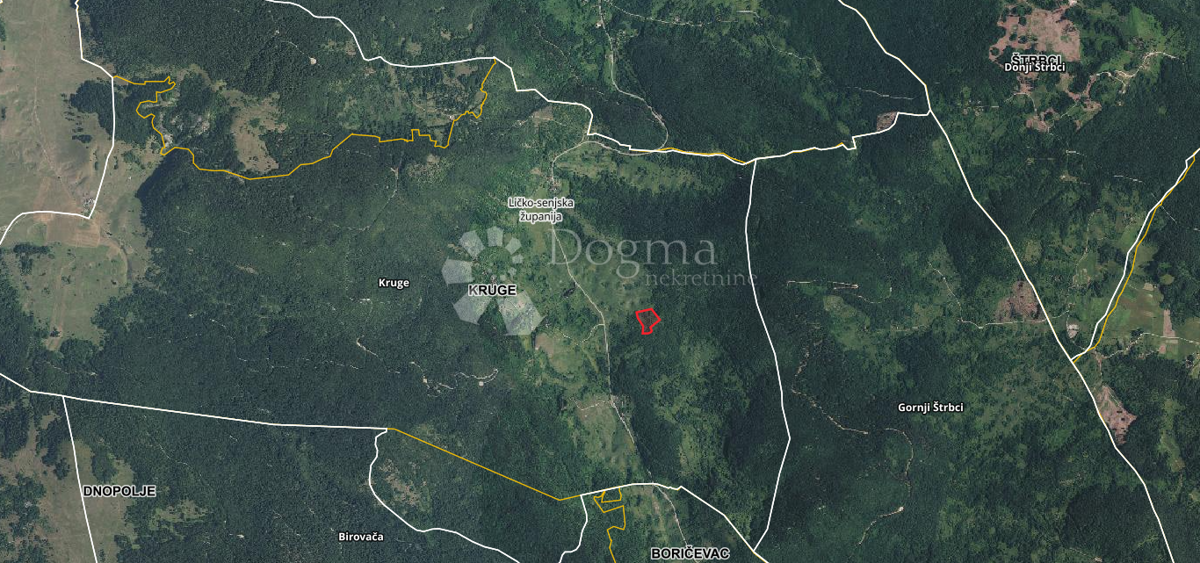 Kmetijsko zemljišče Kruge, Donji Lapac, 3.223m2
