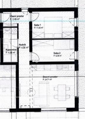 Stanovanje Cres, 84m2