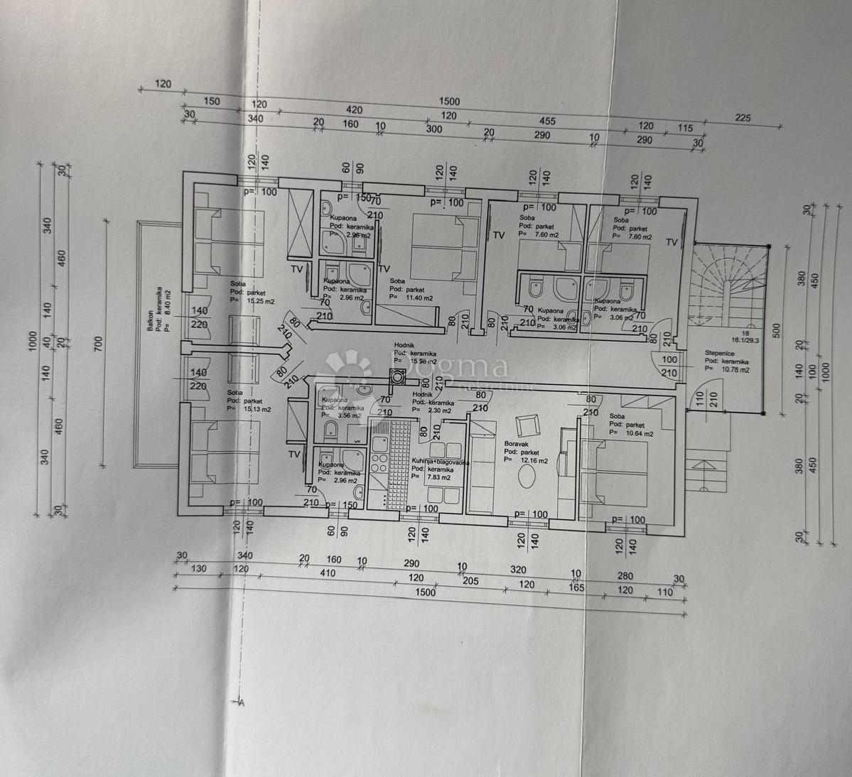Zazidljivo zemljišče Centar, Gospić, 2.200m2