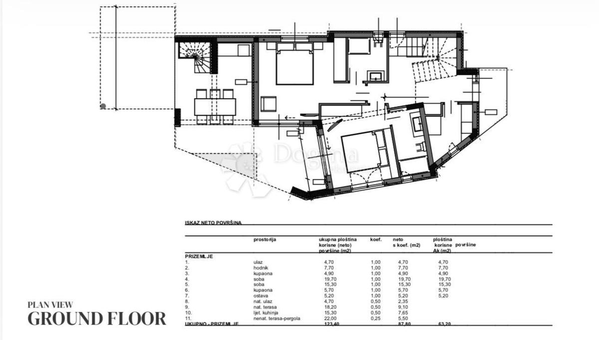 Hiša Vodnjan, 145m2