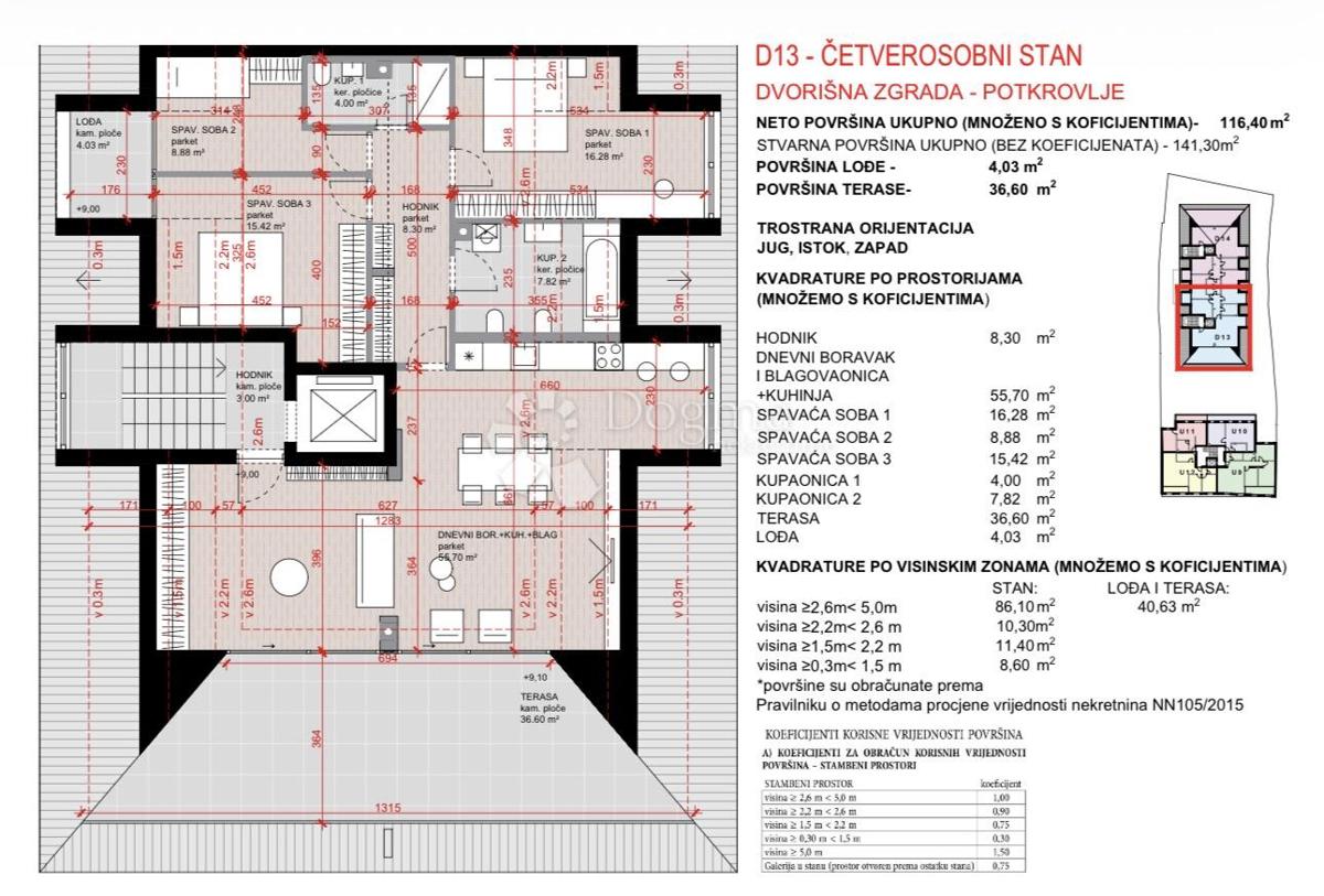 Stanovanje Laščina, Maksimir, 102,86m2