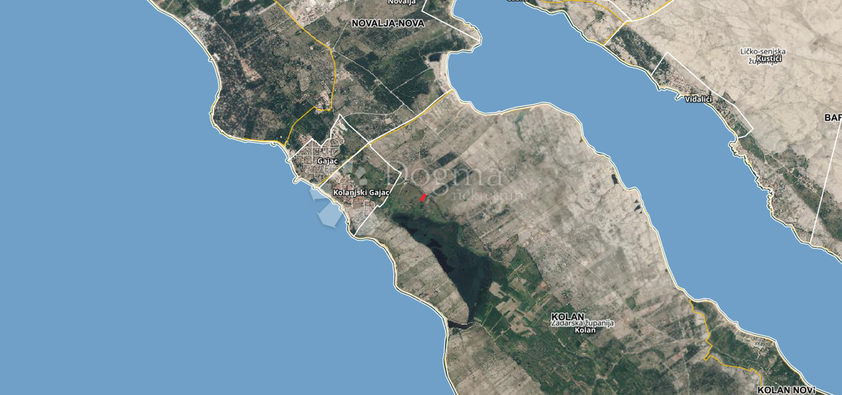 Kmetijsko zemljišče Kolanjski Gajac, Kolan, 1.352m2