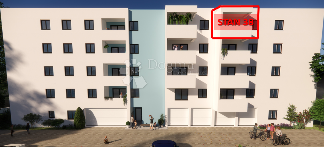 Stanovanje Monvidal, Pula, 54,96m2