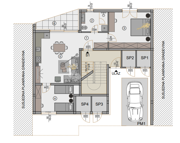 Stanovanje Centar, Pula, 77,88m2