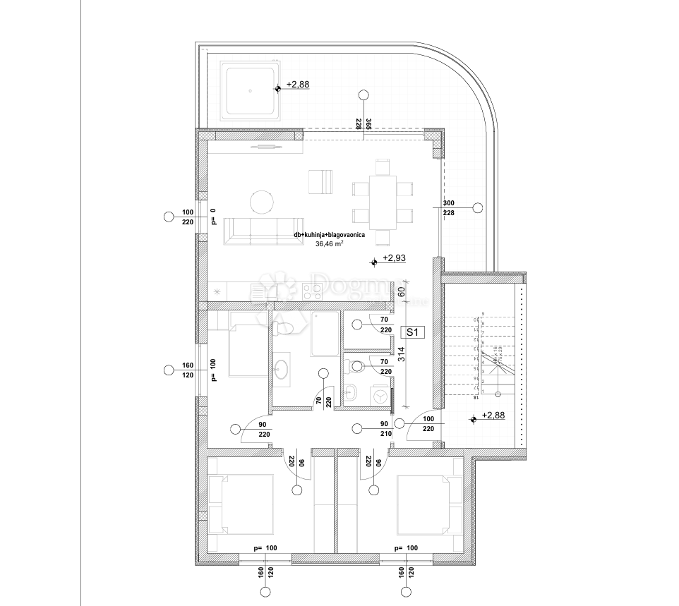 Stanovanje Vir, 109,32m2