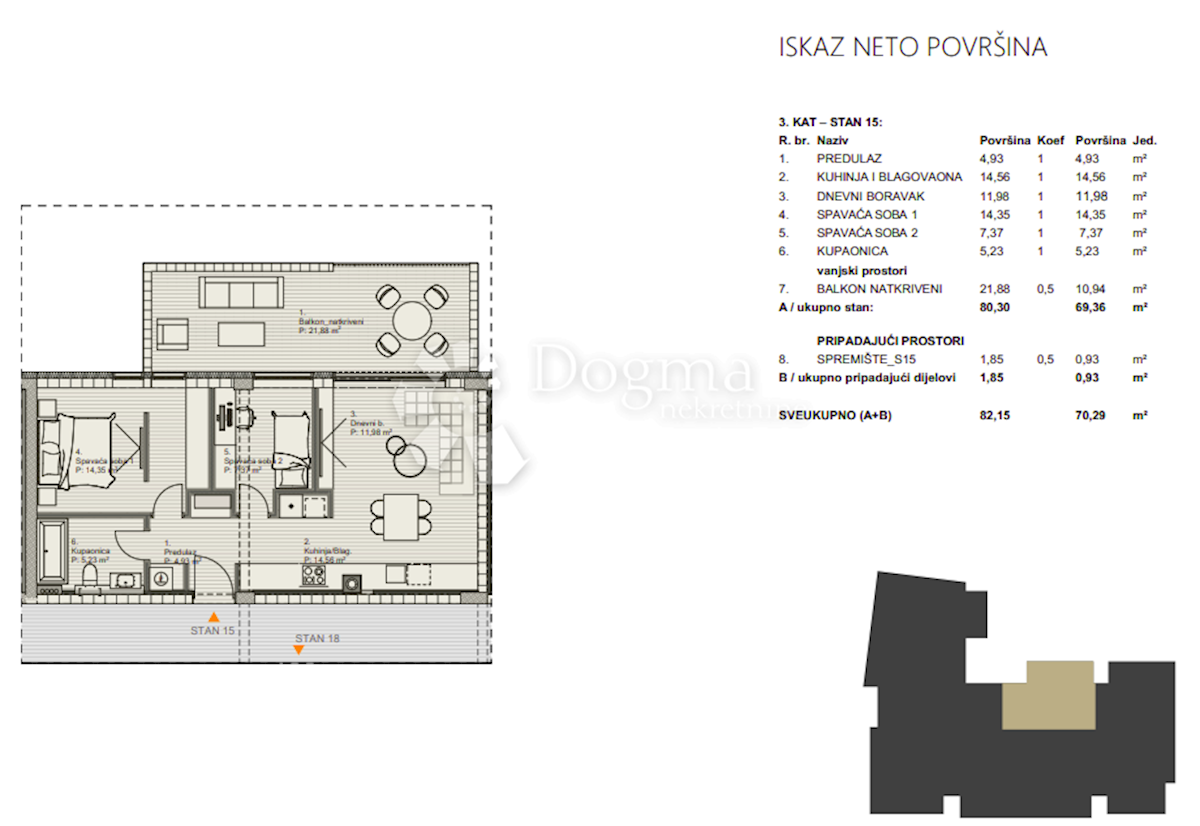 Stanovanje Centar, Varaždin, 67,56m2