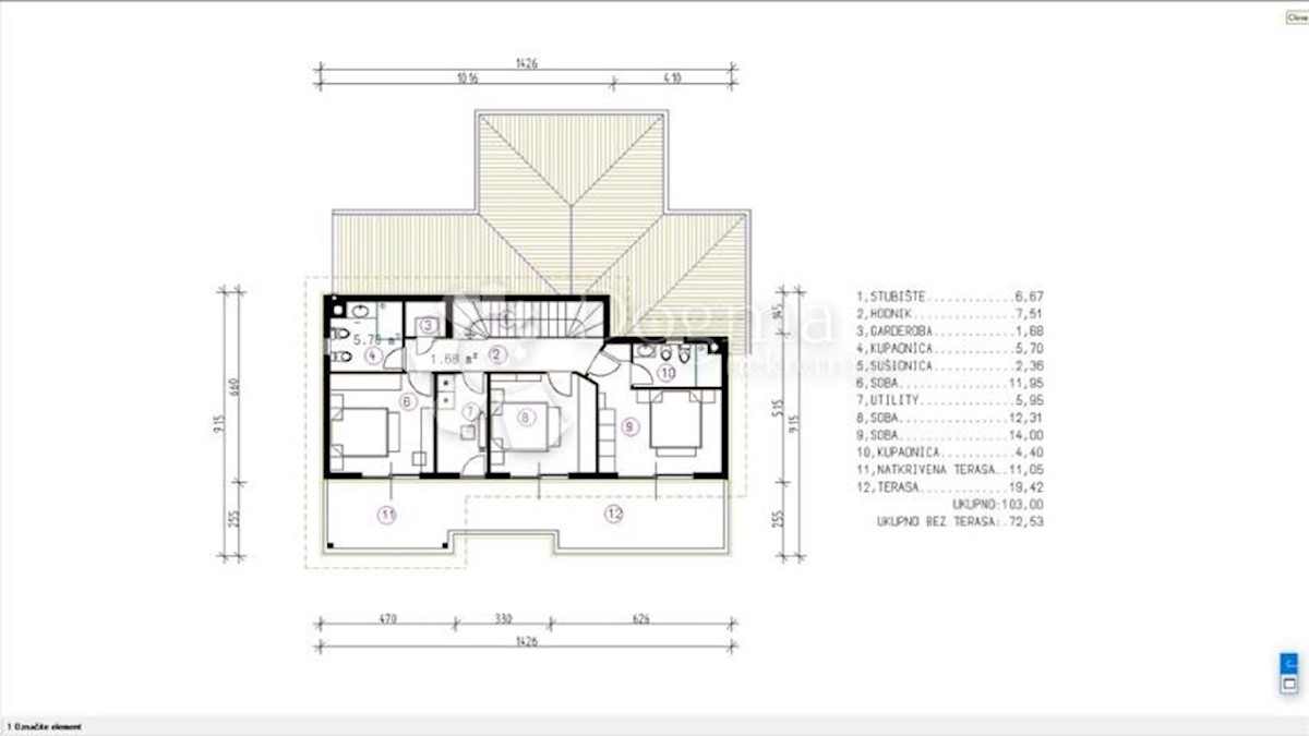 Zemljišče Žuknica, Kostrena, 850m2