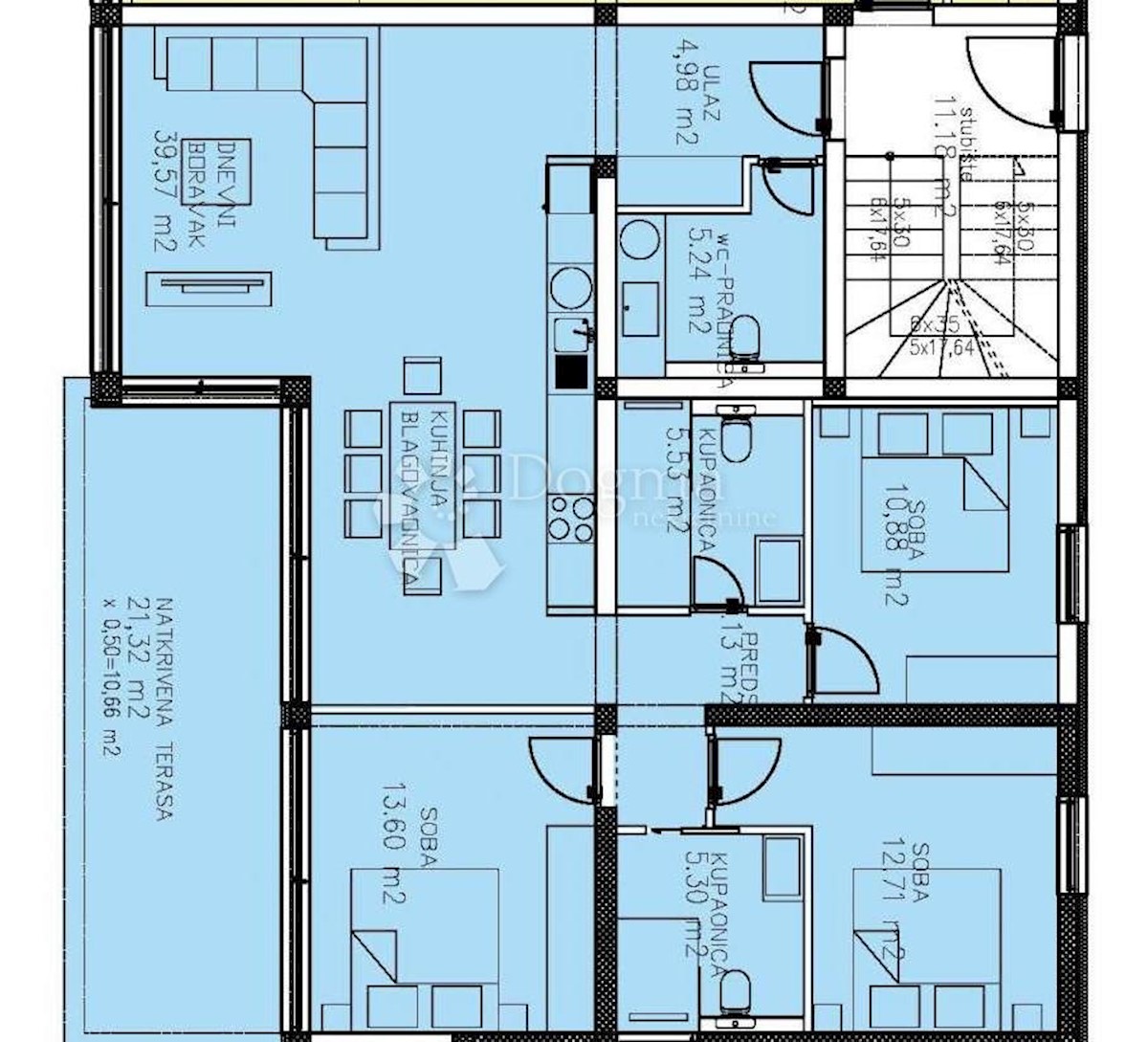 Stanovanje Privlaka, 132,28m2