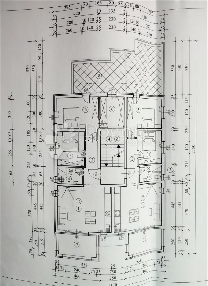 Stanovanje Žbandaj, Poreč, 69,68m2