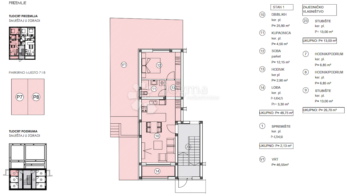 LUXURY APARTMENT - DIKLO - GROUND FLOOR WITH GARDEN