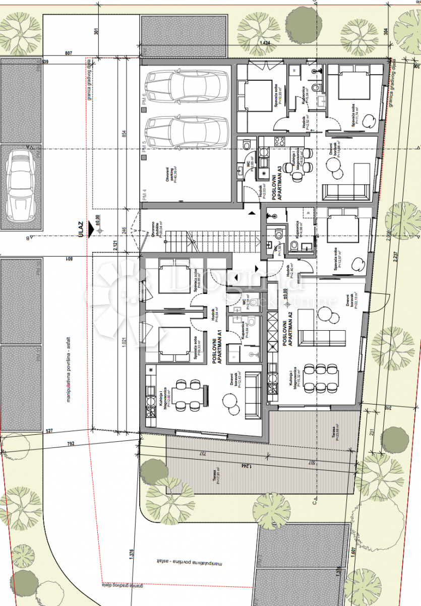 Stanovanje Tribunj, 117,44m2