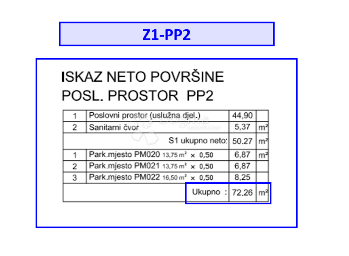 Z1/PP2 POSLOVNI PROSTOR V NOVEM STANOVANJSKEM KOMPLEKSU - ODLIČNO!