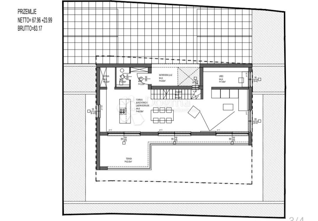 Zemljišče Marinova Draga, Trogir, 451m2