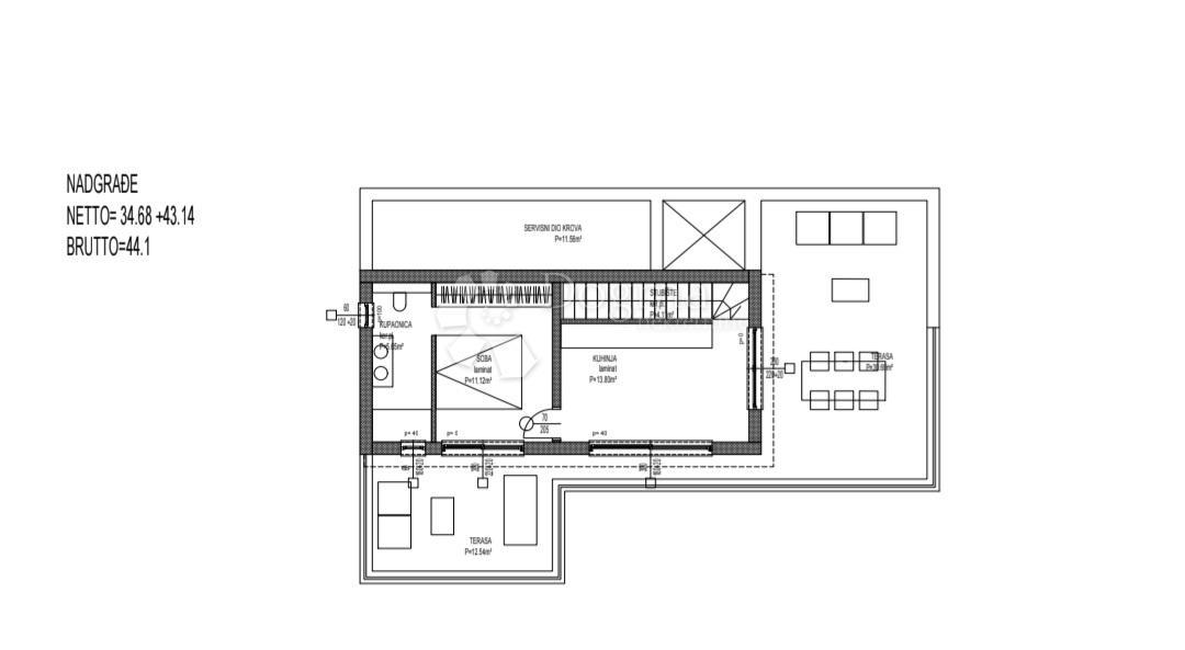 Zemljišče Marinova Draga, Trogir, 451m2