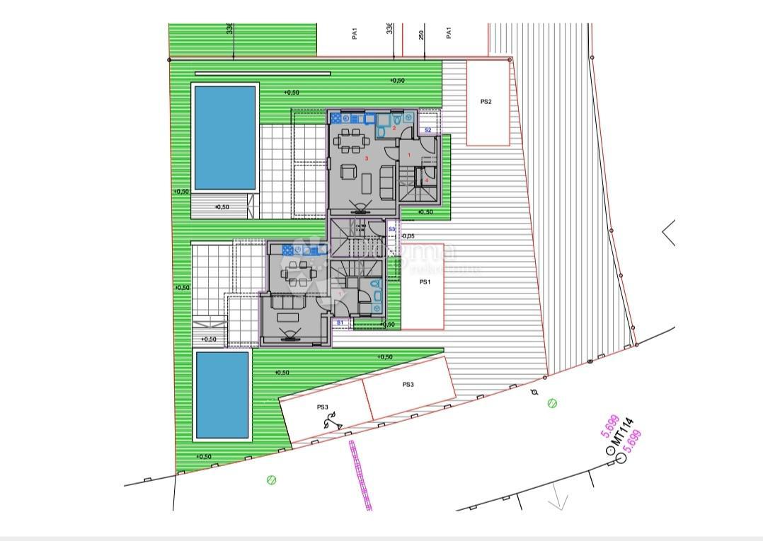 Stanovanje Novalja, 71,40m2