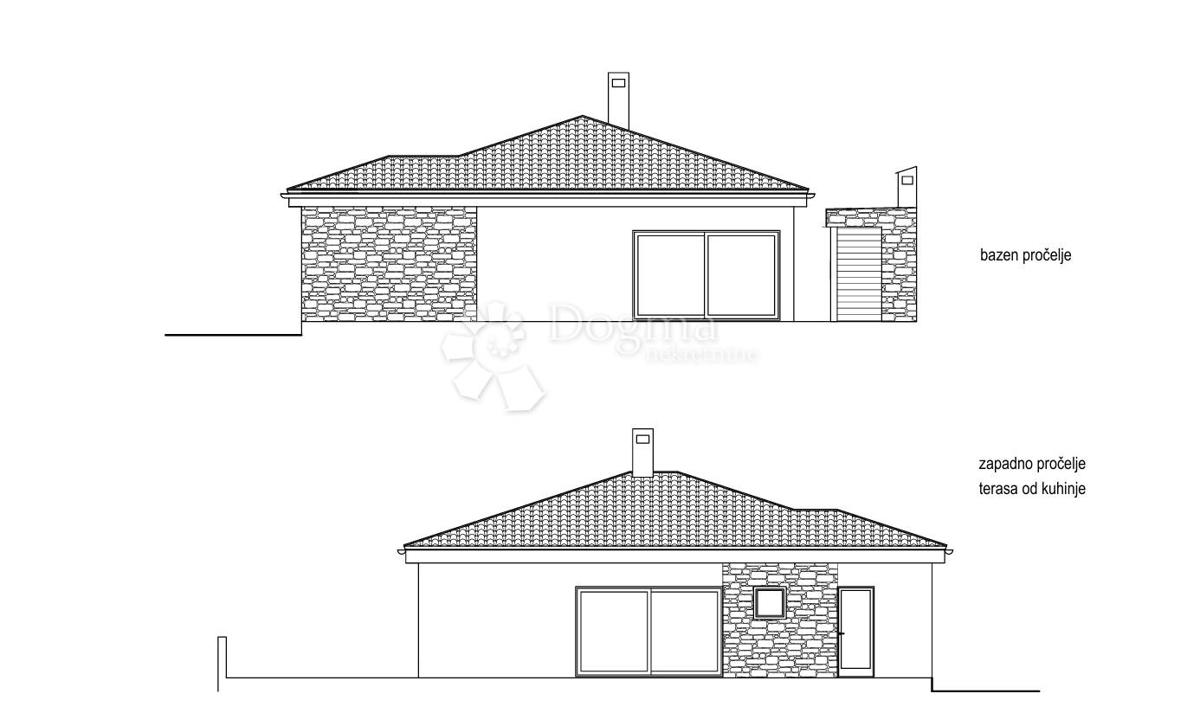 Zazidljivo zemljišče Kanfanar, 400m2
