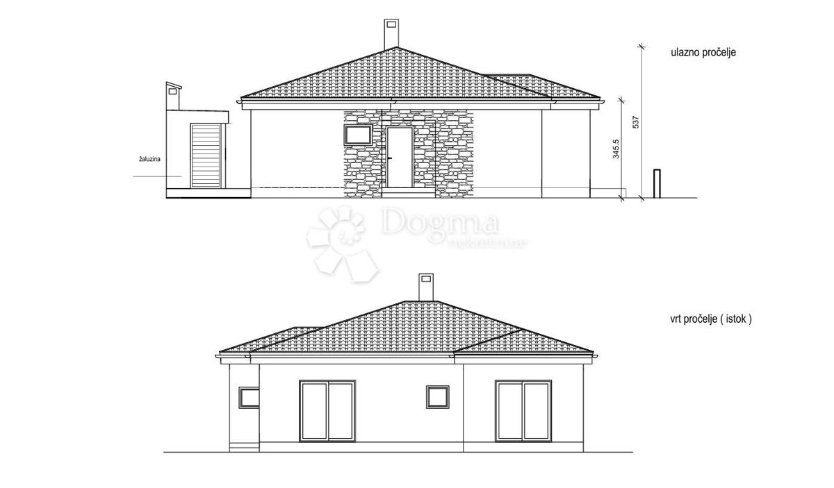 Zazidljivo zemljišče Kanfanar, 400m2