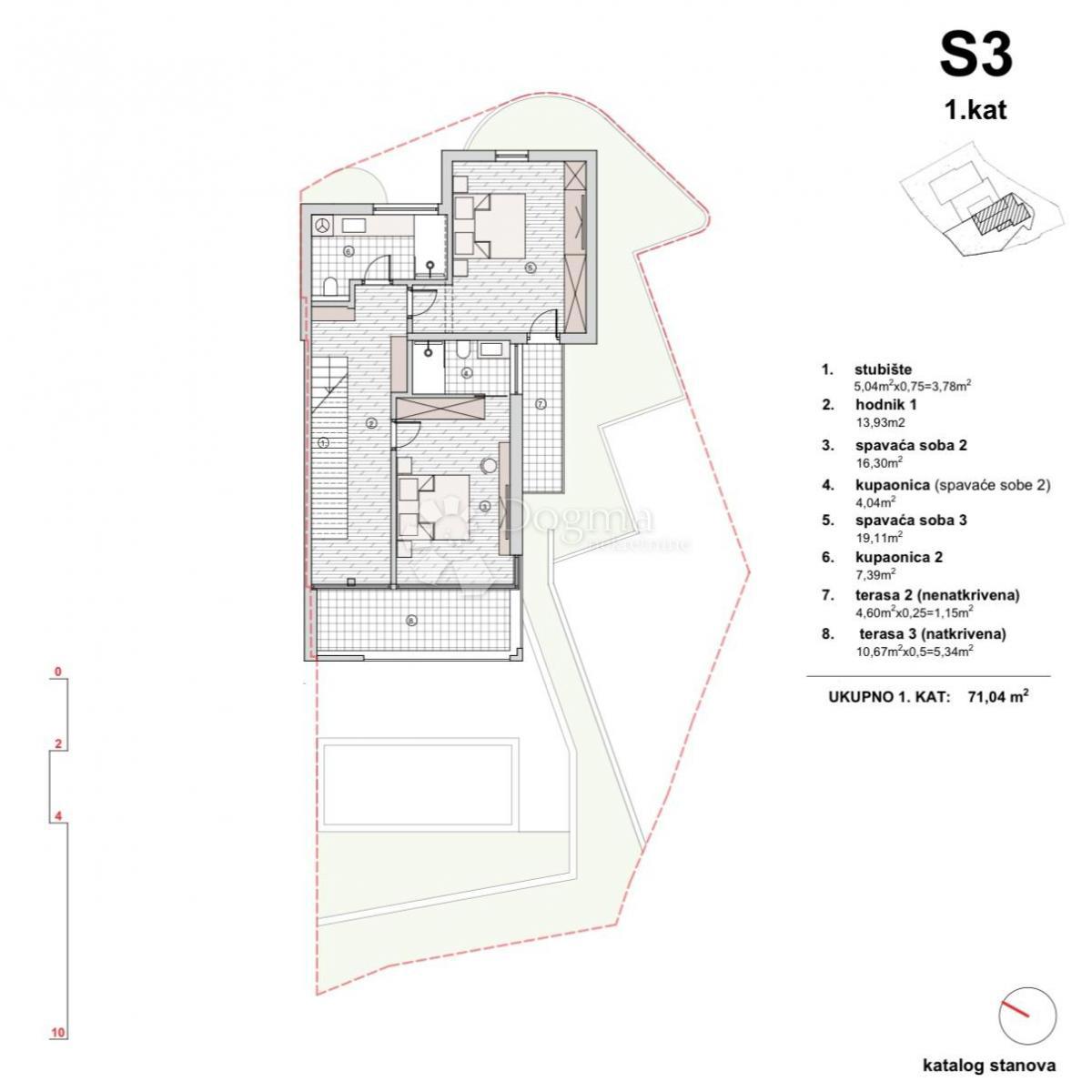 Stanovanje Vodice, 204,04m2