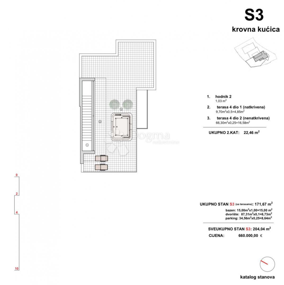 Stanovanje Vodice, 204,04m2