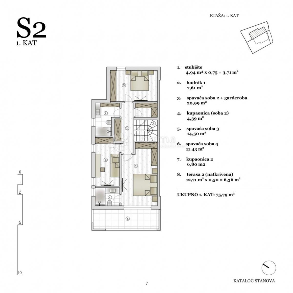 Stanovanje Vodice, 204,04m2