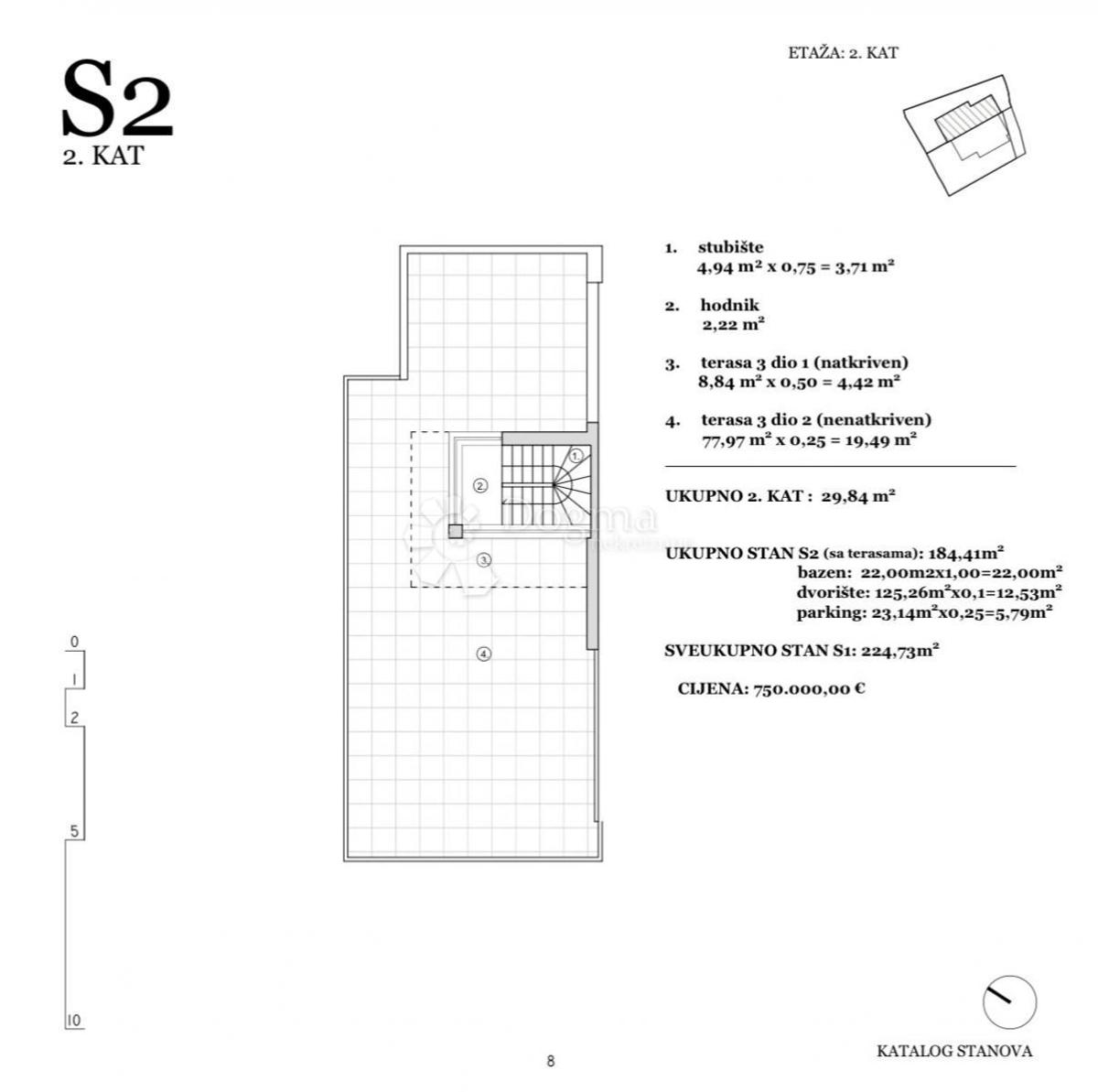 Stanovanje Vodice, 204,04m2