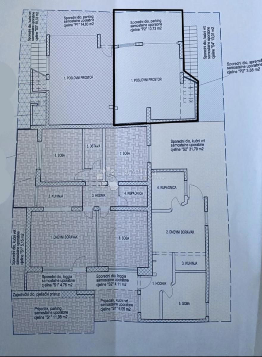 Stanovanje Kaštel Stari, Kaštela, 82m2