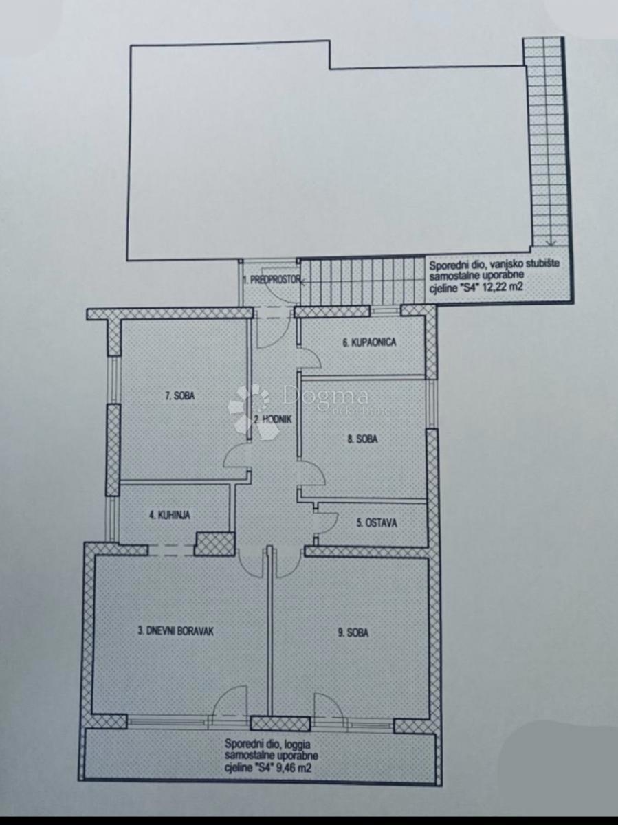 Stanovanje Kaštel Stari, Kaštela, 82m2