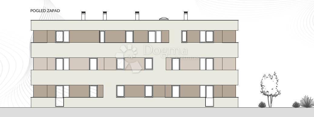 Stanovanje Šikići, Pula, 51,03m2