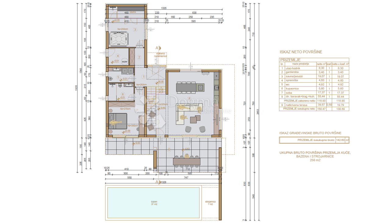 Hiša Labin, 240,10m2