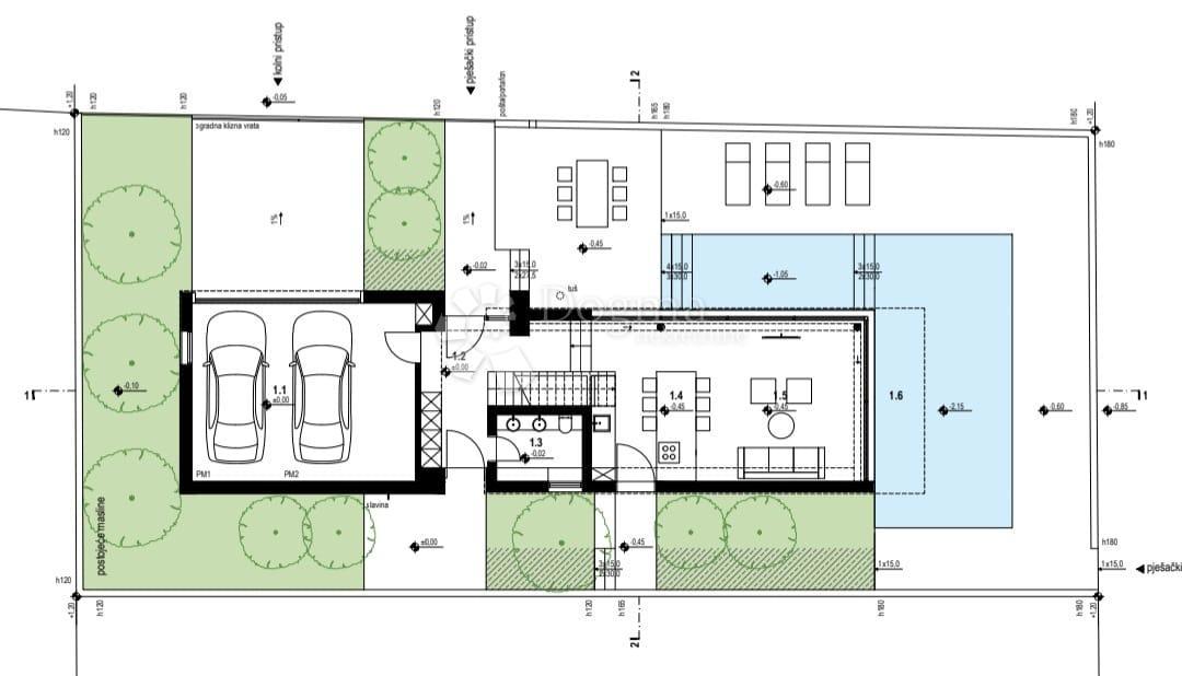 Hiša Mulo, Vrsi, 300m2