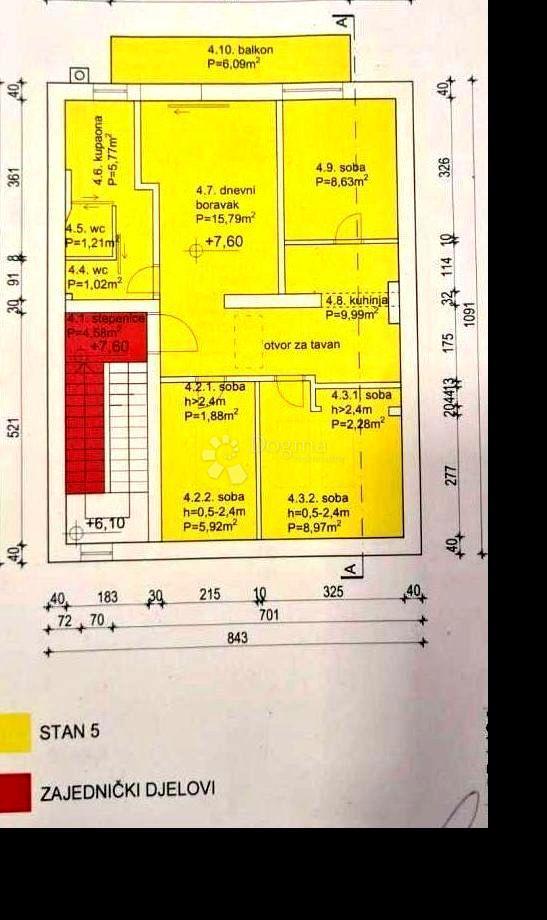 Stanovanje Trešnjevka, Trešnjevka - Sjever, 70m2