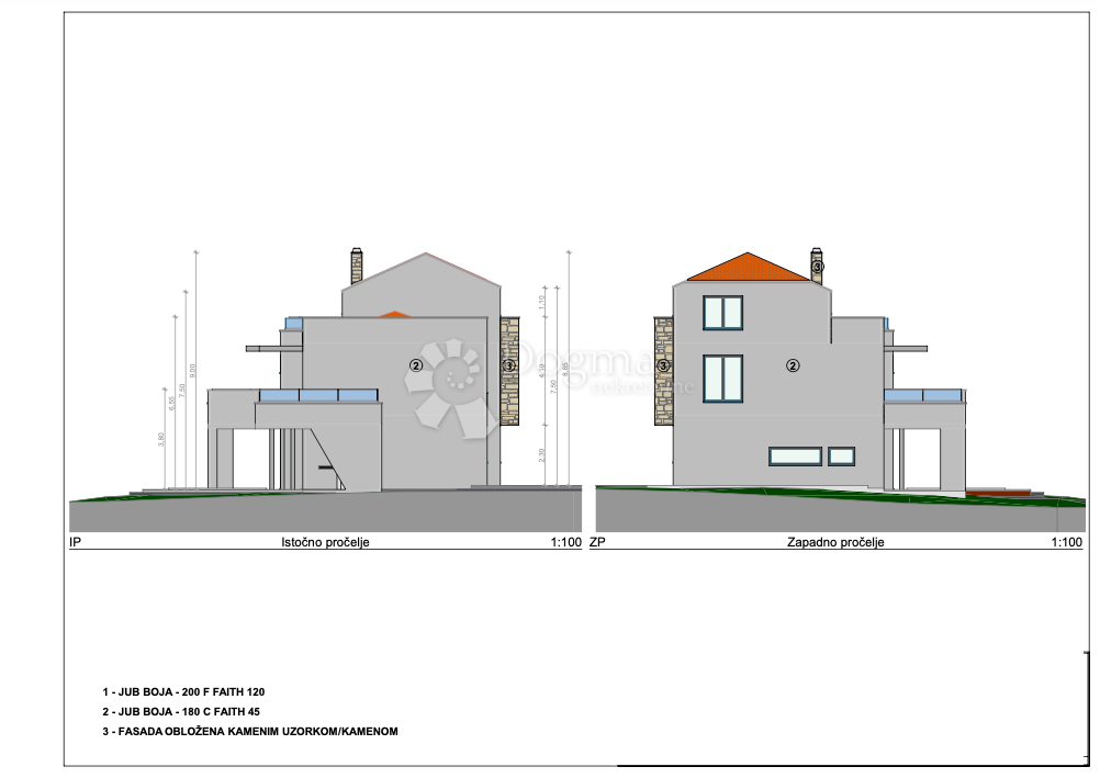 Zazidljivo zemljišče Orihi, Barban, 2.065m2