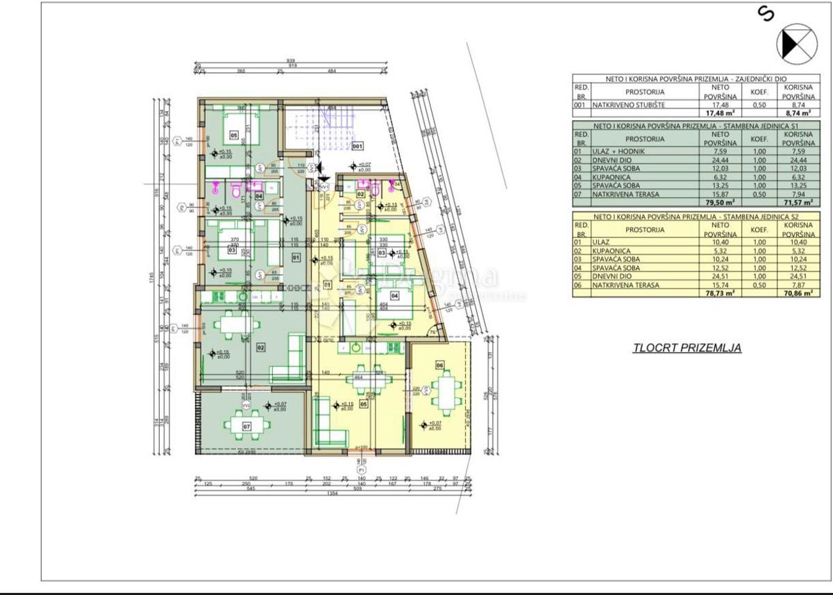 Stanovanje Vodice, 82,87m2