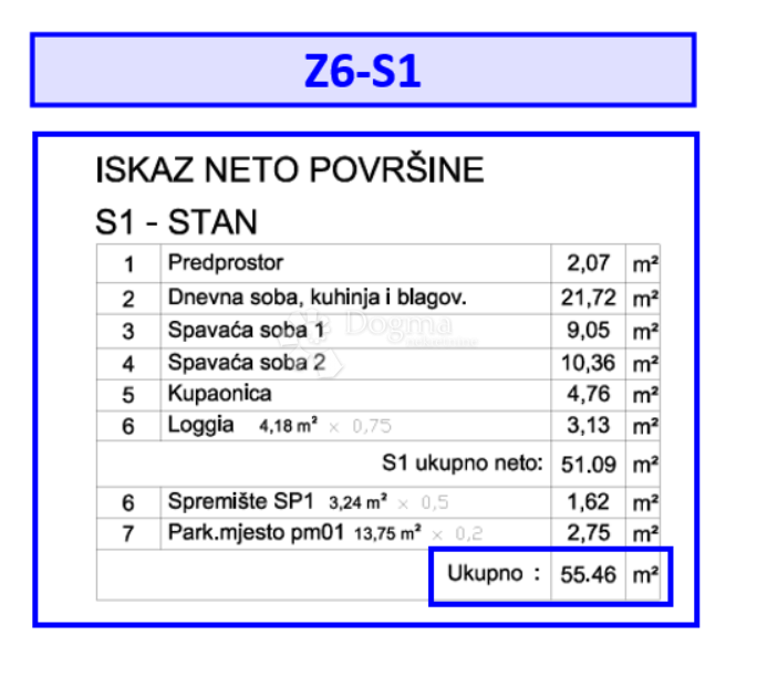 Z6/S1, NOV POSLOVNO STANOVANJSKI KOMPLEKS VELI VRH - stanovanje