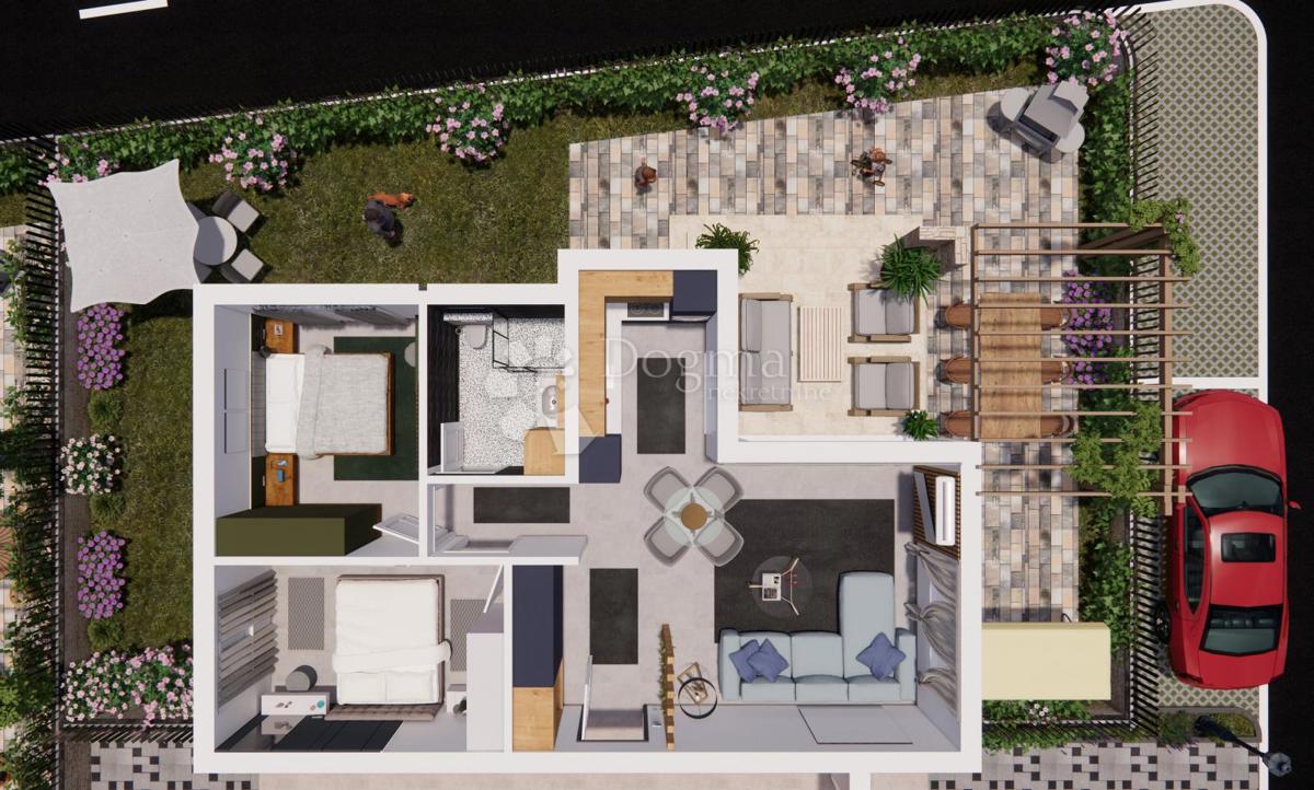 Stanovanje Brodarica, Šibenik - Okolica, 70,97m2