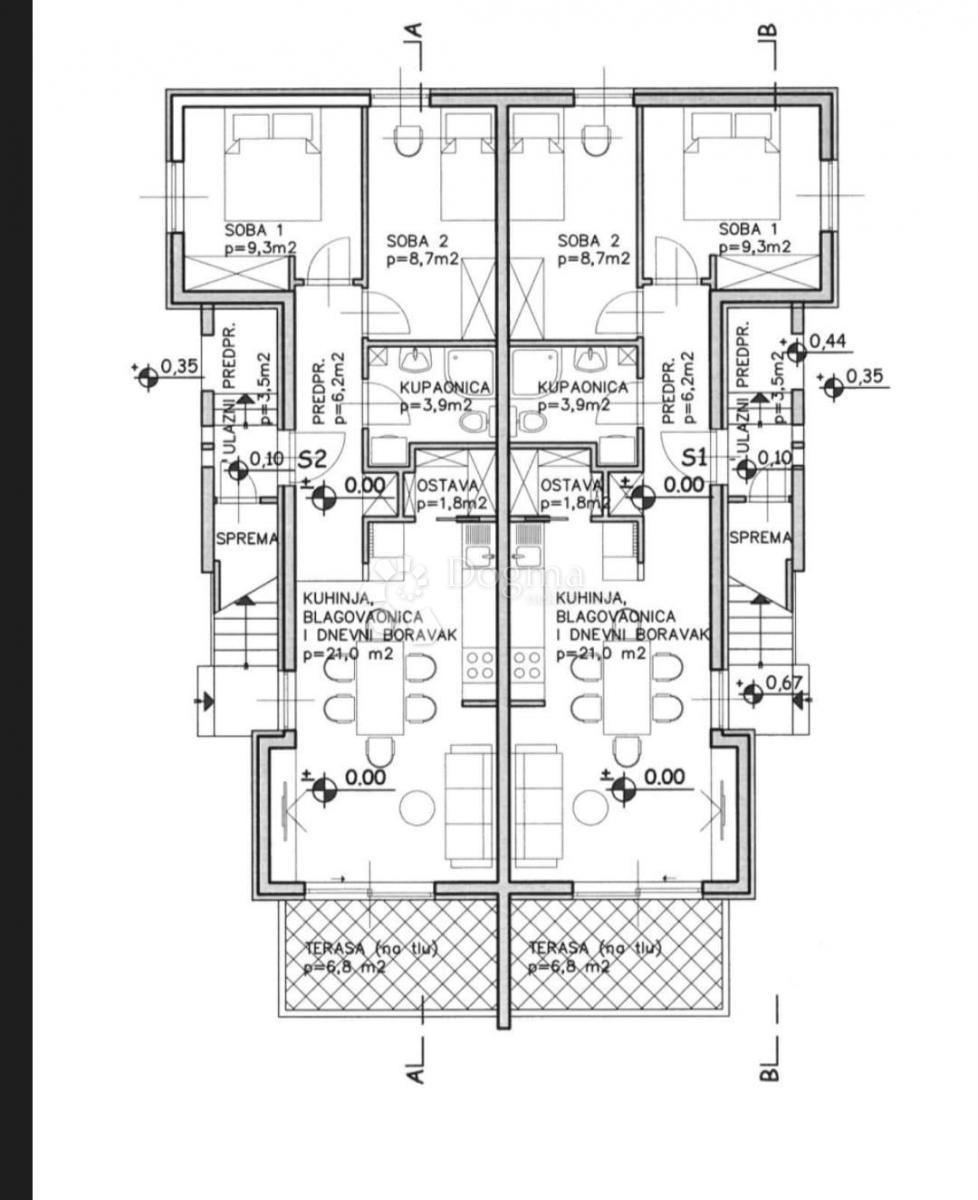 Stanovanje Kaštel Sućurac, Kaštela, 59m2