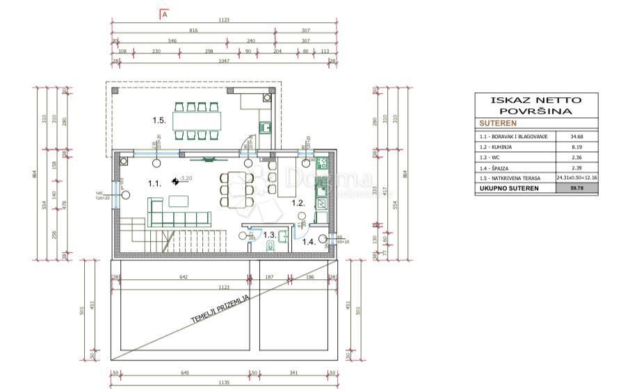 Hiša Svetvinčenat, 145m2