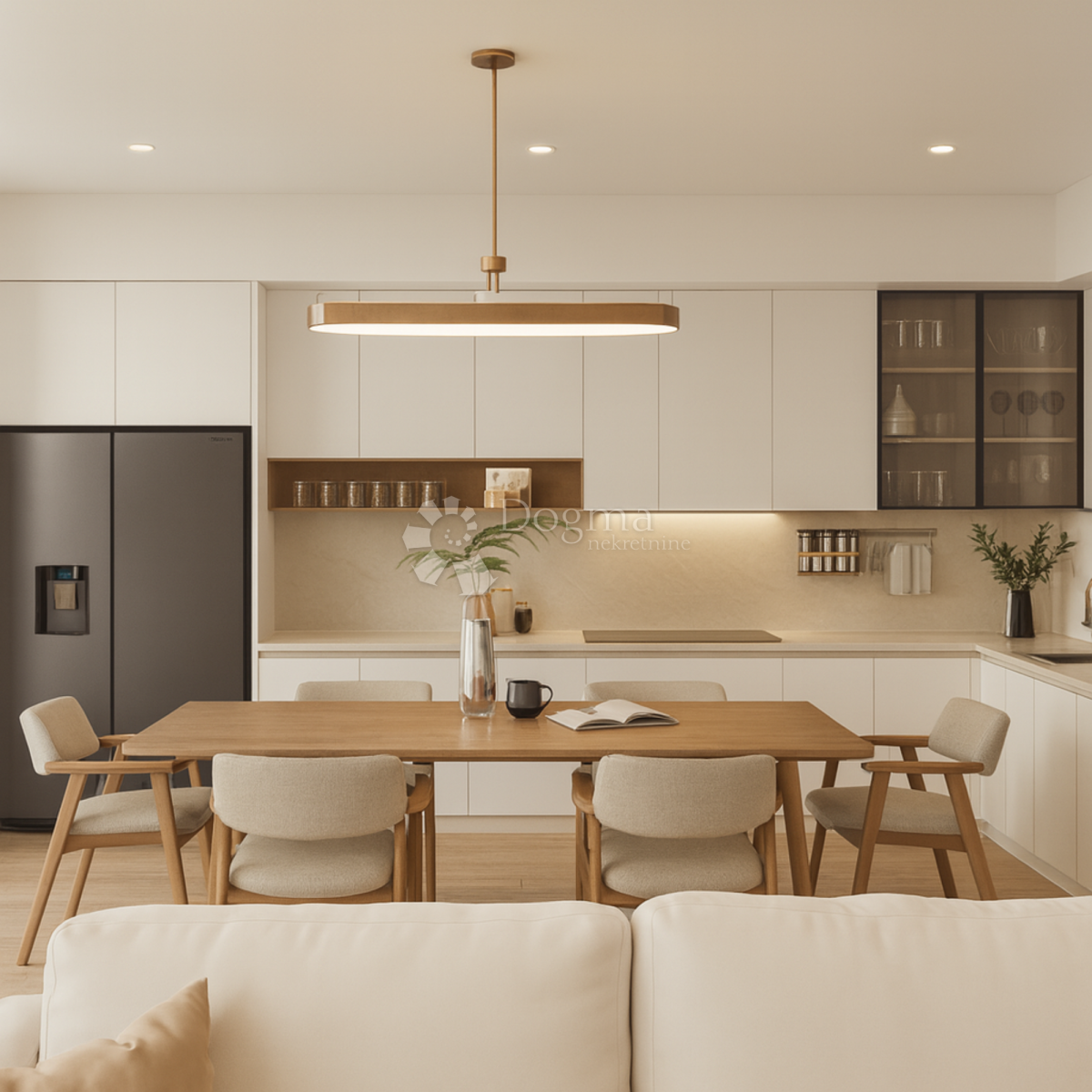 Moderno stanovanje 99 m² v 2. nadstropju s 3 balkoni in pogledom na zelenje, novogradnja Kaštel Stari