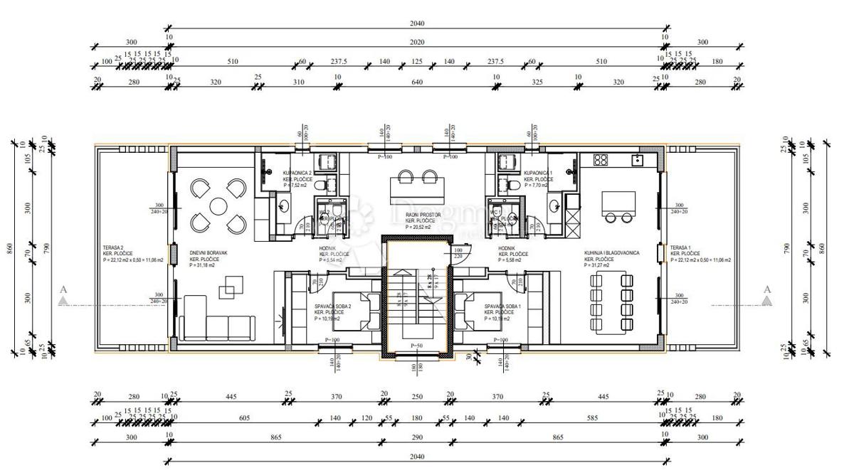 Stanovanje Petrčane, Zadar - Okolica, 166,38m2