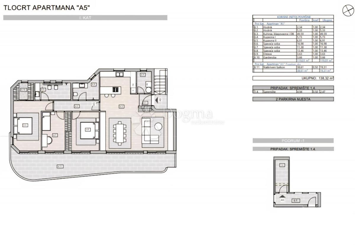 Stanovanje Opatija - Centar, Opatija, 141m2