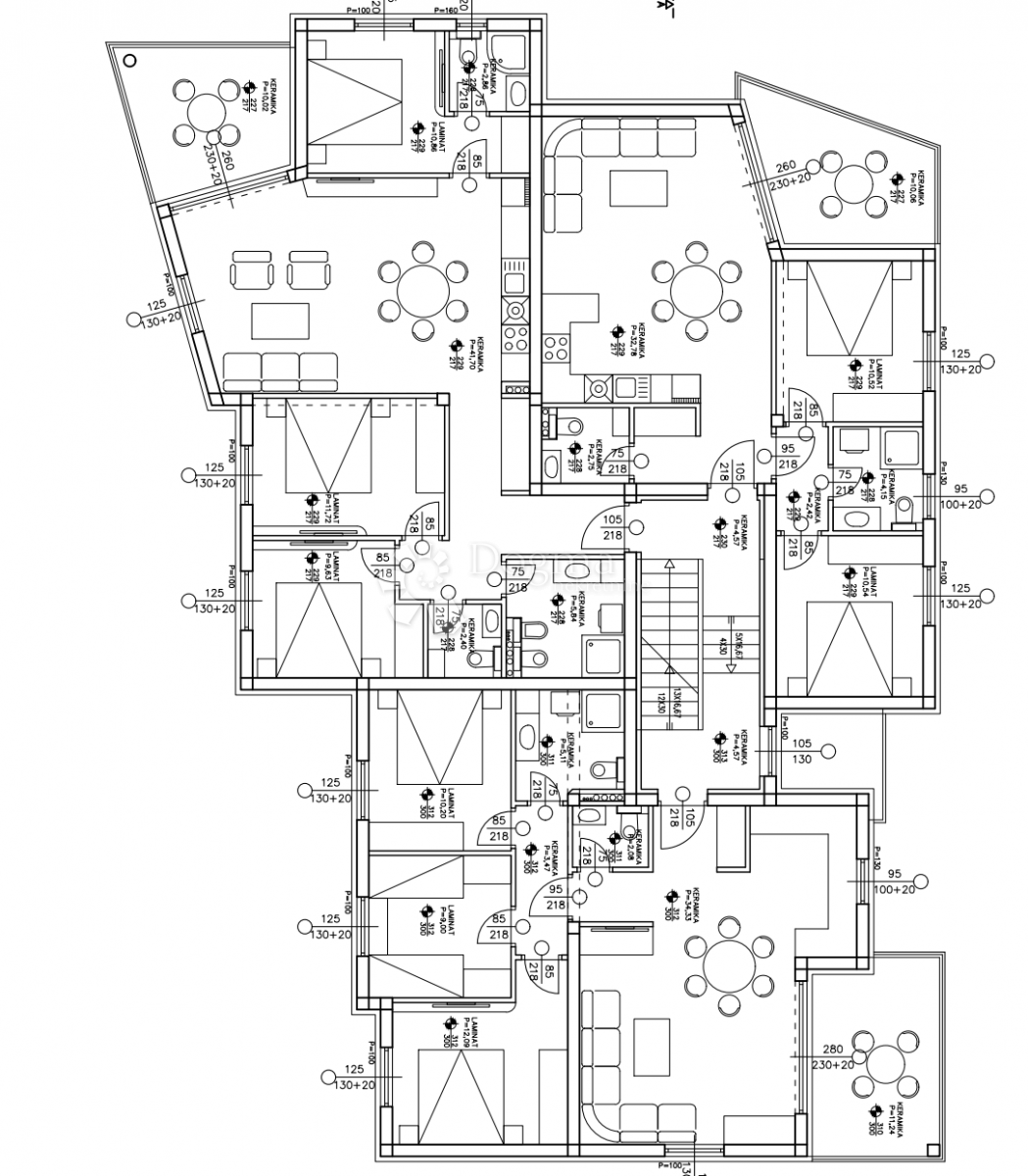 Stanovanje Tribunj, 92,56m2