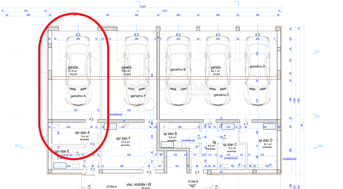 Stanovanje Rovinj, 138m2