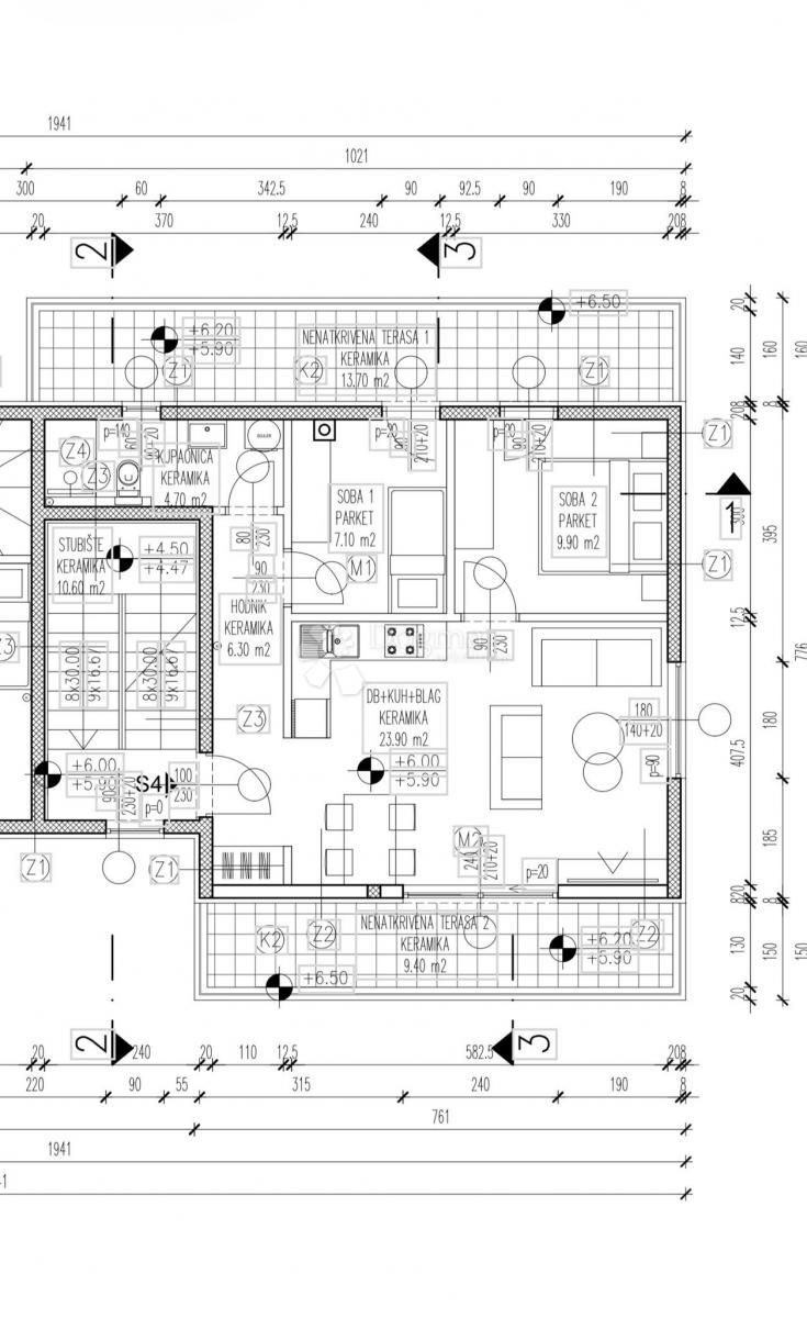 Stanovanje Pakoštane, 71,80m2