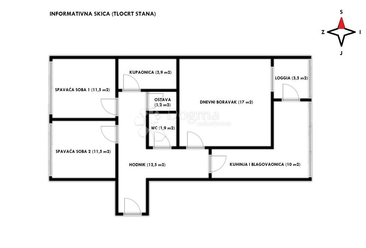 Stanovanje Špansko, Stenjevec, 76,18m2