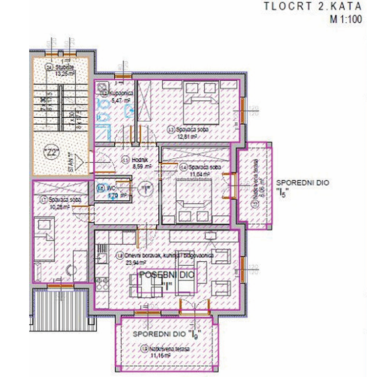 Stanovanje Poreč, 75m2