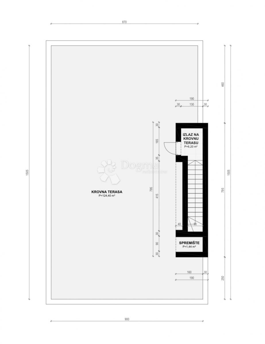Stanovanje Diklovac, Zadar, 155,37m2