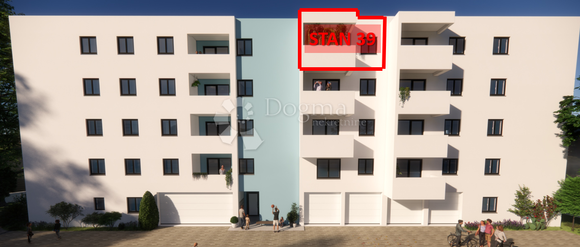 Stanovanje Monvidal, Pula, 54,96m2