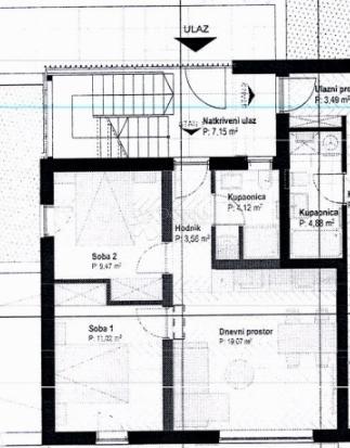 Stanovanje Cres, 71m2