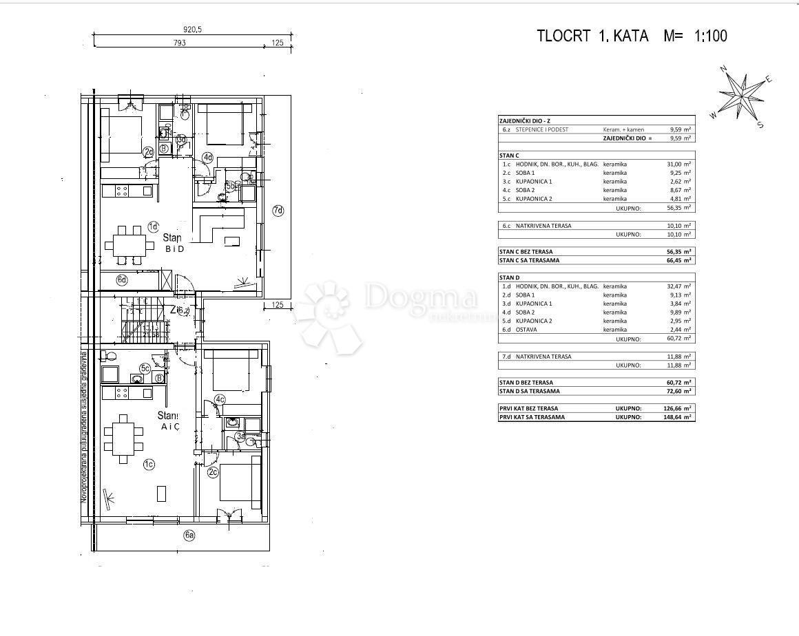 Stanovanje Umag, 66,45m2