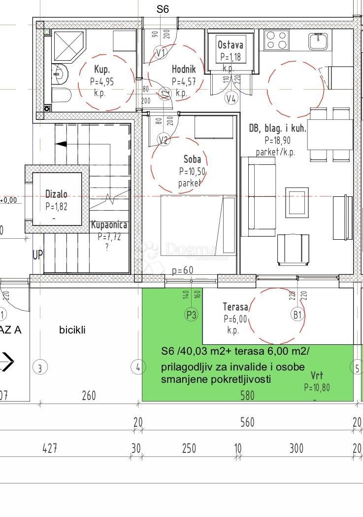 Stanovanje Gradići, Velika Gorica - Okolica, 44,16m2